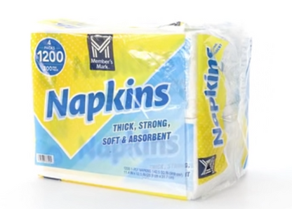 300 Count Dinner Napkins, 4 Pack