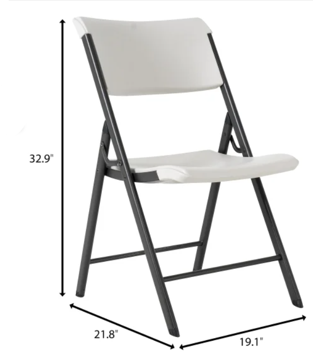 Folding Chairs, 4-pack