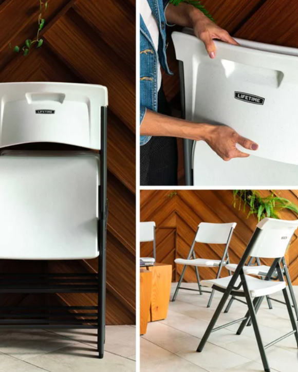 Folding Chairs, 4-pack