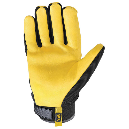 Leather Work Gloves - Wells Lamont Men's HydraHyde , 6-pair