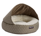 Hooded Pet Bed - Round, 22”
