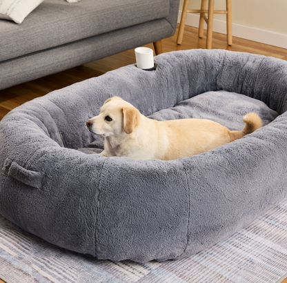 Oversized Plush Human Dog Bed