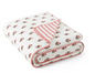 Coco Plush Reversible Throw, 60" x 70"- Laura Ashley - Assorted Colors