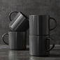 Modern Stoneware Mug Set-  4-Piece