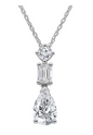 Multi-Shape Diamond Pendant 1.45 CT. T.W. in 14K Gold - Lab Created