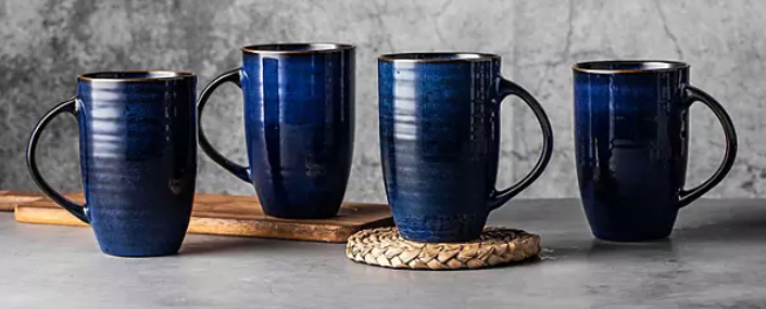 4-Piece Oversized Mug Set