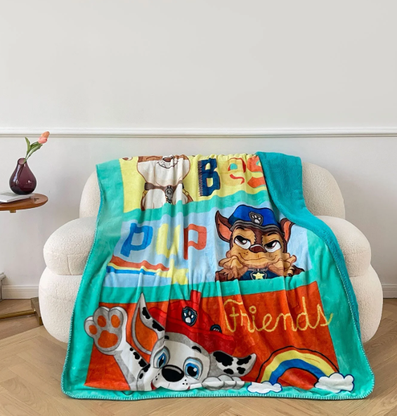 Cloud Faux Fur Throw Blanket - Assorted Characters - Kids Licensed 50" x 60"