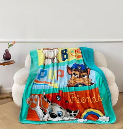 Cloud Faux Fur Throw Blanket - Assorted Characters - Kids Licensed 50" x 60"