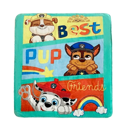 Cloud Faux Fur Throw Blanket - Assorted Characters - Kids Licensed 50" x 60"
