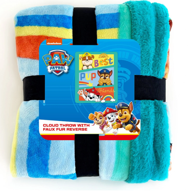 Cloud Faux Fur Throw Blanket - Assorted Characters - Kids Licensed 50" x 60"