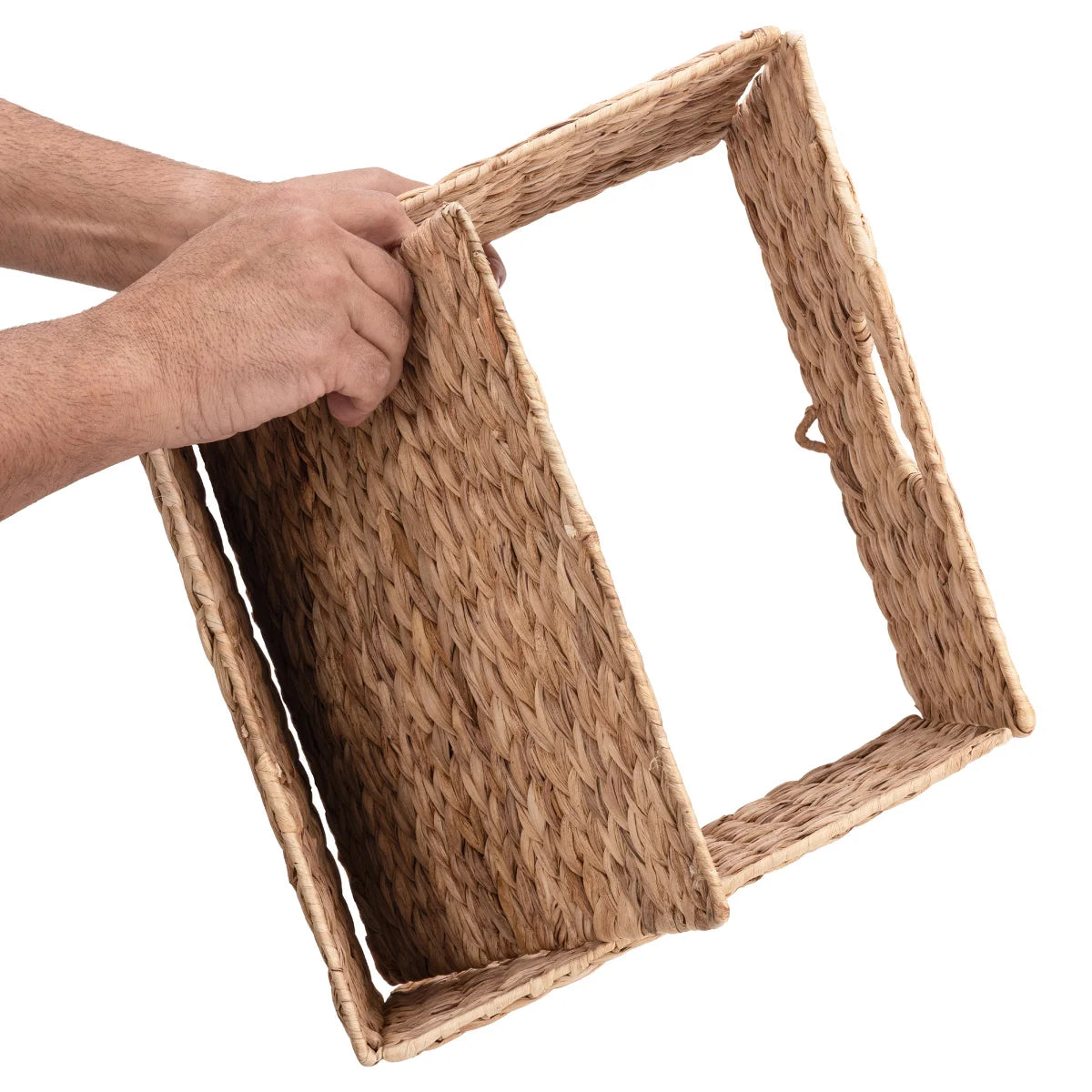 Water Hyacinth Storage Basket Seville Classics, 4-pack