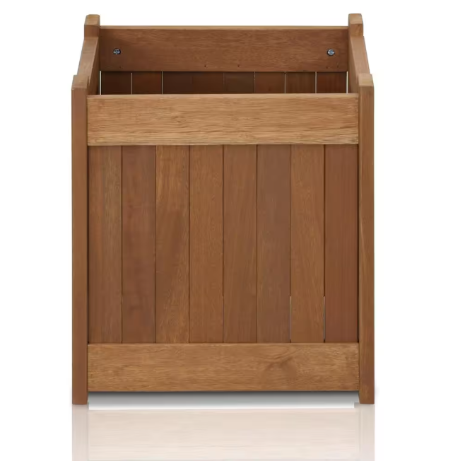 Tioman Natural Hardwood Flower Box