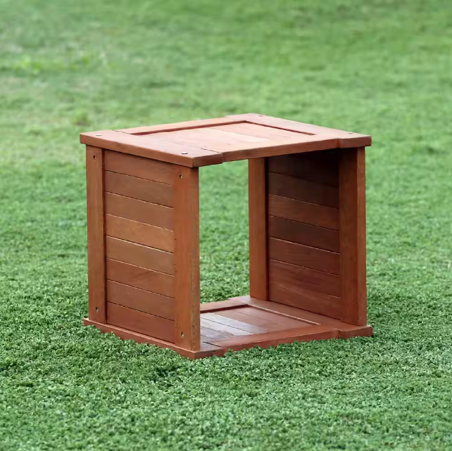 Tioman Natural Hardwood Flower Box