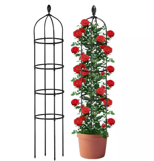 5.9 ft. Trellis Garden Obelisk Plants Tower