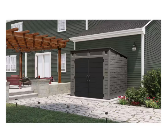 Modernist 7 ft. W x 7 ft. D Plastic Shed (52 sq. ft.)