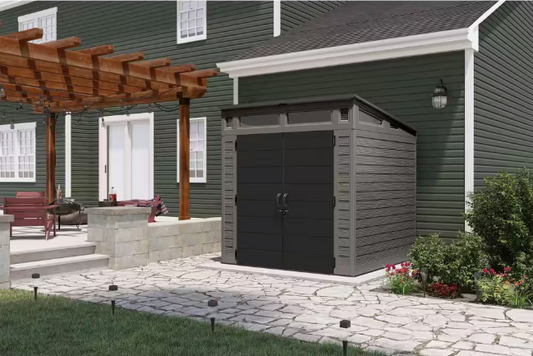 Modernist 7 ft. W x 7 ft. D Plastic Shed (52 sq. ft.)