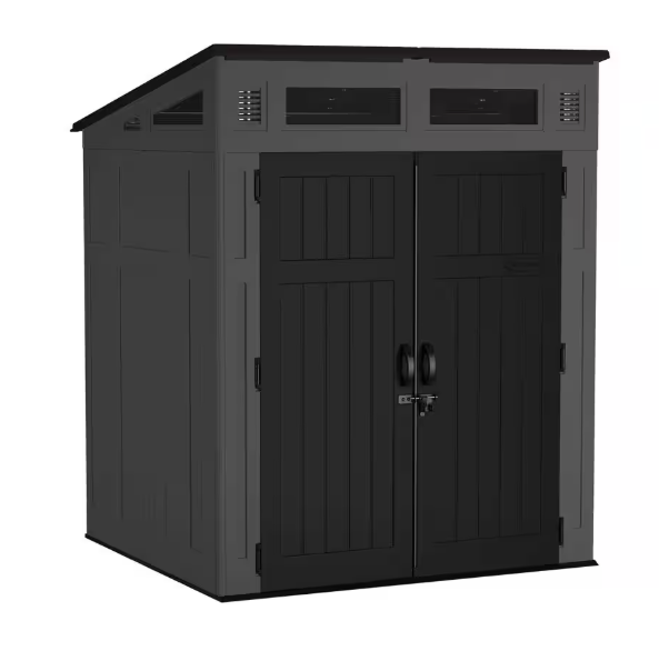 Modernist 7 ft. W x 7 ft. D Plastic Shed - Thumbnail 4