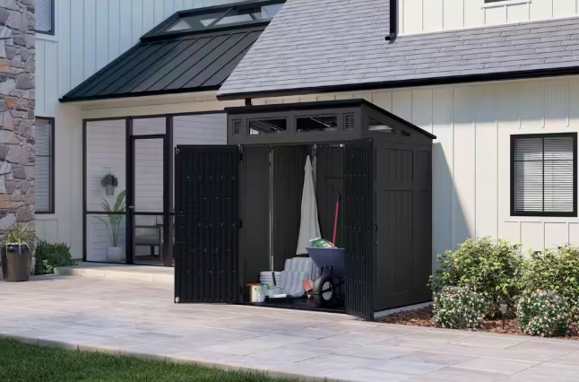 Modernist 7 ft. W x 7 ft. D Plastic Shed - Thumbnail 3