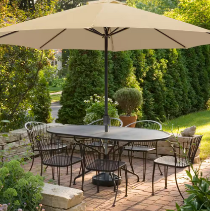 11 ft. x 11 ft. Steel Patio Market Umbrella