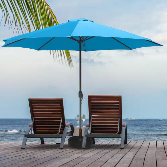 11 ft. x 11 ft. Steel Patio Market Umbrella