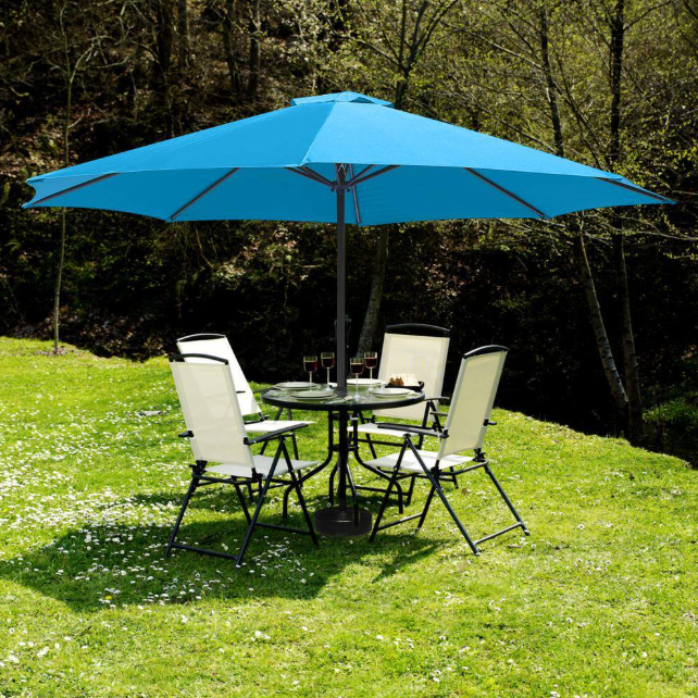 11 ft. x 11 ft. Steel Patio Market Umbrella