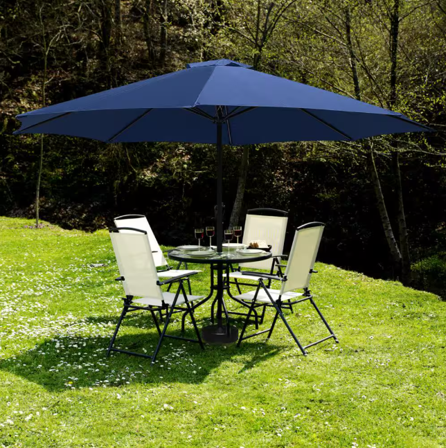 11 ft. x 11 ft. Steel Patio Market Umbrella