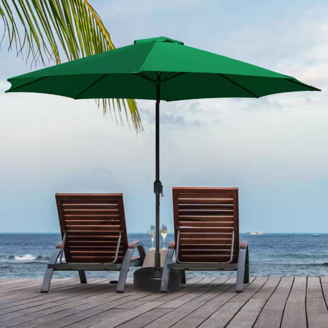 11 ft. x 11 ft. Steel Patio Market Umbrella