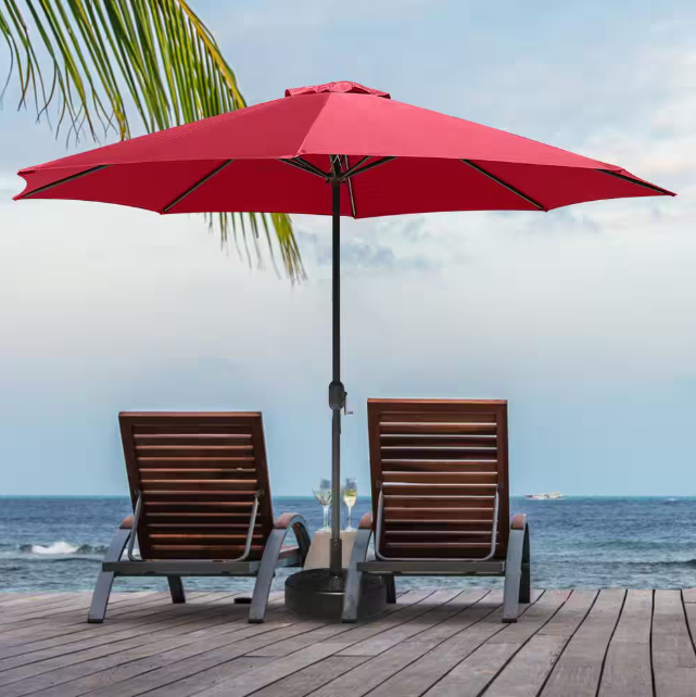 11 ft. x 11 ft. Steel Patio Market Umbrella