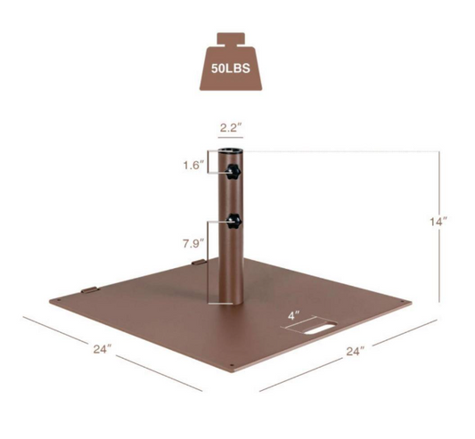 Square Patio Umbrella Base