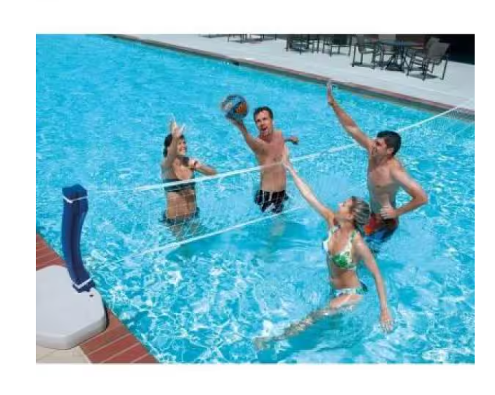 2-in-1 Basketball and Volleyball Pool Game