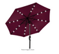 Market Solar LED Lighted Tilt Patio Umbrella with UV-Resistant Fabric
