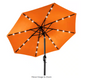 Market Solar LED Lighted Tilt Patio Umbrella with UV-Resistant Fabric