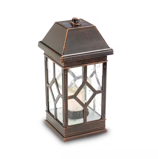 2-LED Solar Candle Lantern