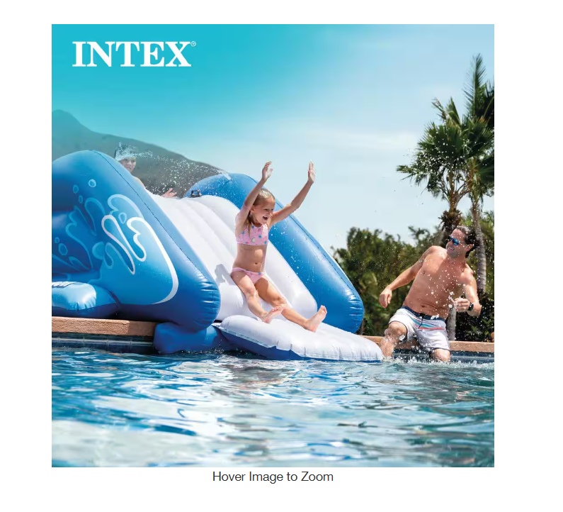 Blue Vinyl Inflatable Swimming Pool Water Slide and Repair Kit, Blue (2-Pack)