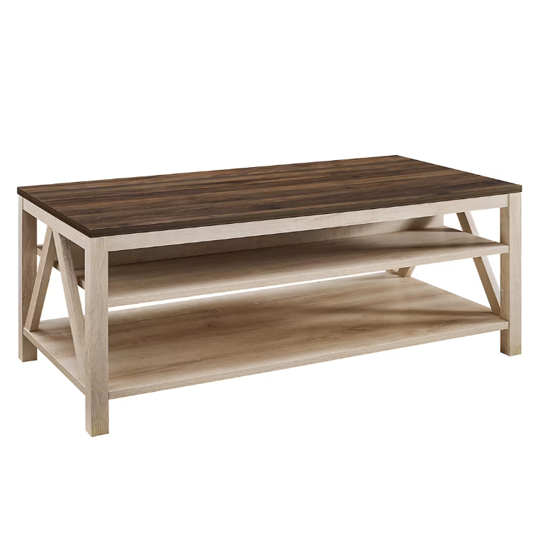 48" Modern Farmhouse A-Frame Coffee Table