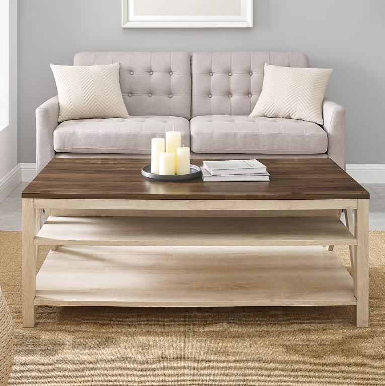 48" Modern Farmhouse A-Frame Coffee Table