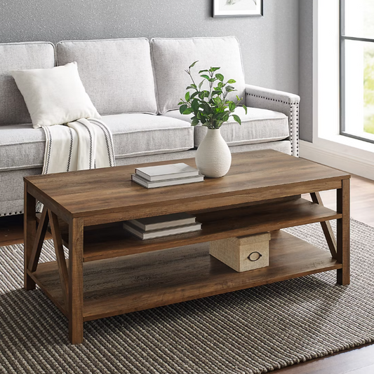 48" Modern Farmhouse A-Frame Coffee Table