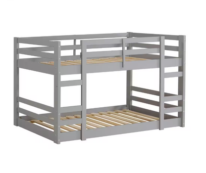 Solid Wood Twin Over Twin Bunk Bed