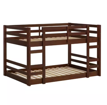 Solid Wood Twin Over Twin Bunk Bed