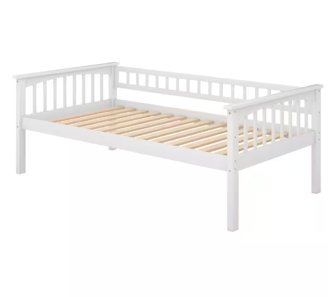 Twin Size Wood Bunk Bed with 2-Drawers