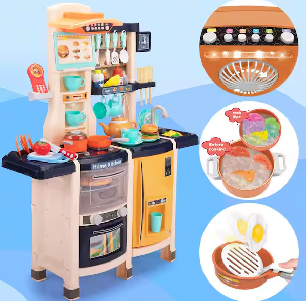 Pretend Play Cook Toys with Lights and Sounds