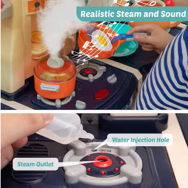 Pretend Play Cook Toys with Lights and Sounds