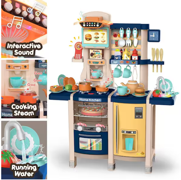 Pretend Play Cook Toys with Lights and Sounds