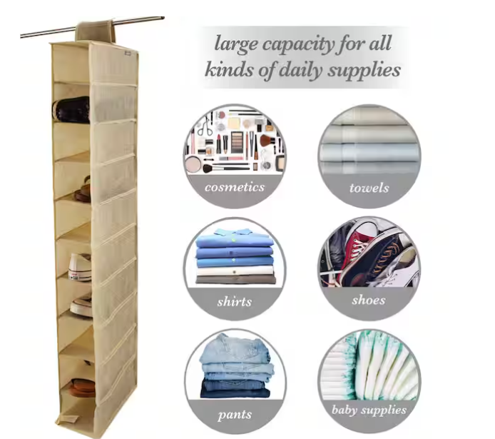 Fabric Hanging Shoe Organizer