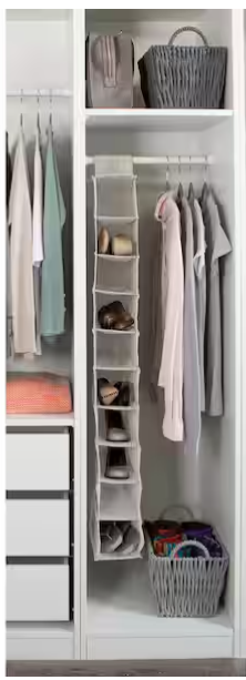 Fabric Hanging Shoe Organizer