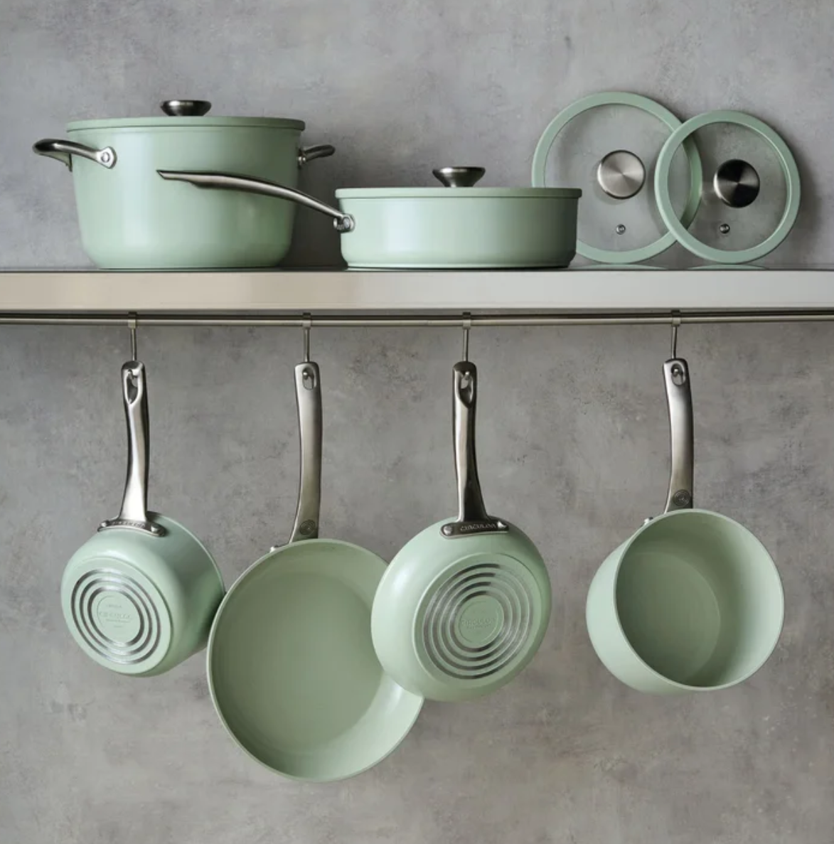 Circulon Halo with LaserDefense 10-piece Ceramic Nonstick Cookware Set