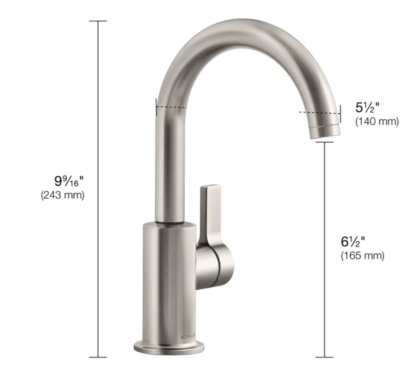 Kohler Vybe Beverage Faucet With Aquifer+ Water Purification System