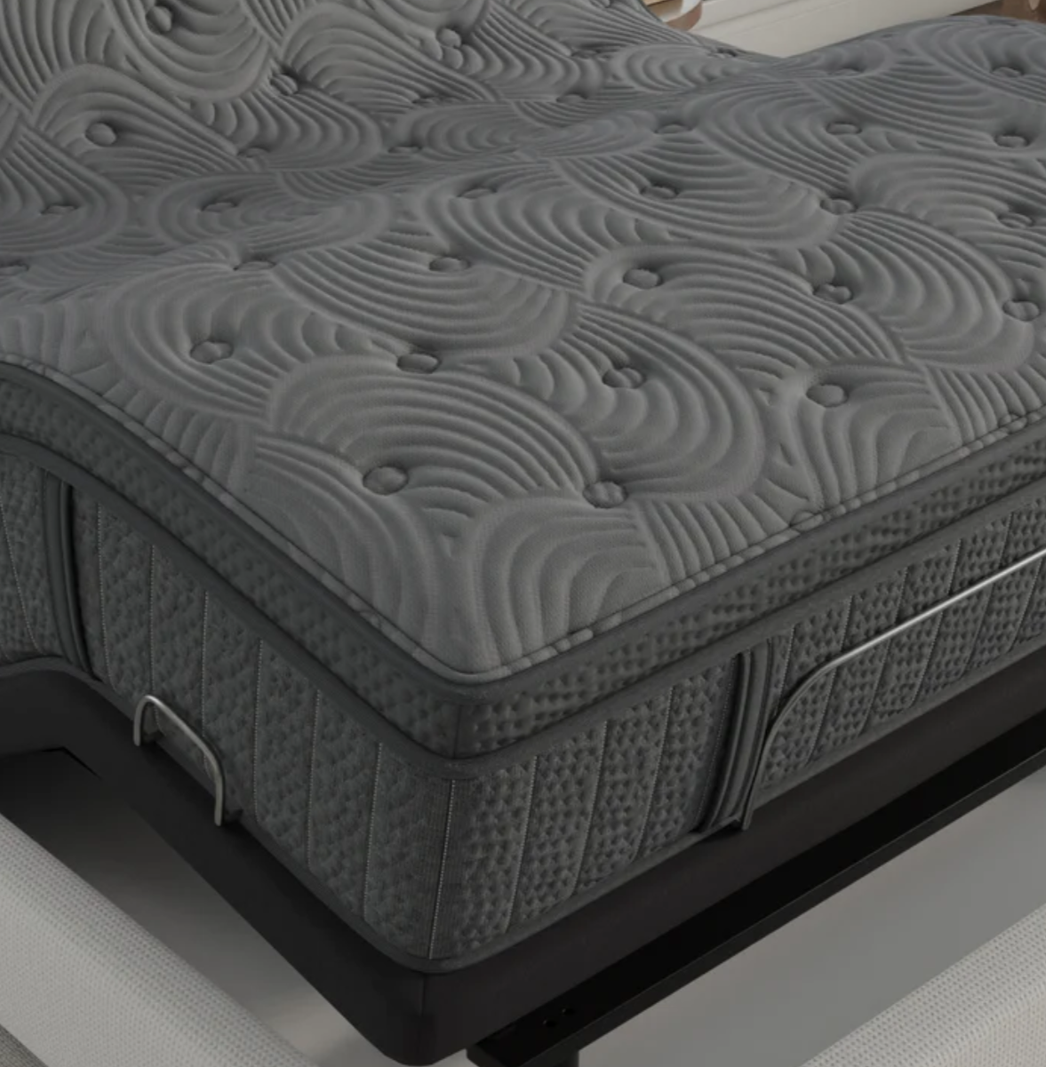 Sleep Science Solara 14" Hybrid Euro Top Memory Foam Mattress with Adjustable Base