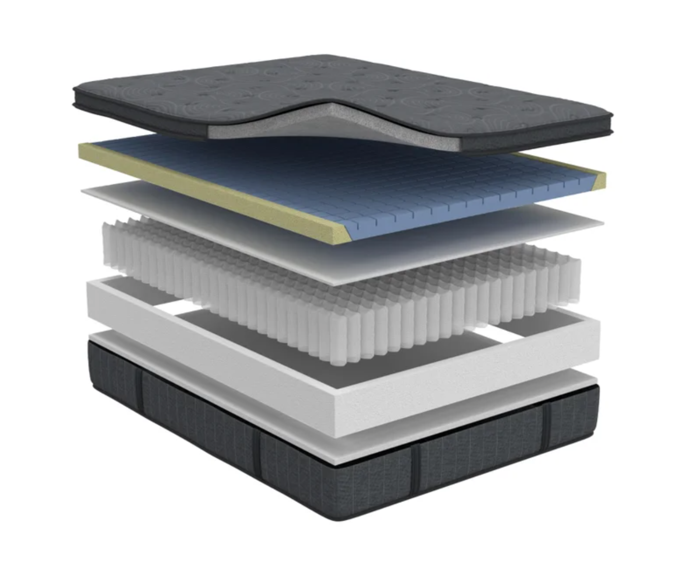 Sleep Science Solara 14" Hybrid Euro Top Memory Foam Mattress with Adjustable Base