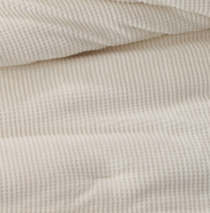 Evergrace Mini Waffle Plush Comforter 3-piece Set